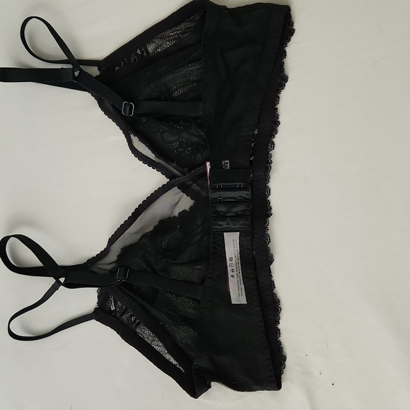 NWT Adore Me Elegant Black Lace Bralette - Picture 3 of 6